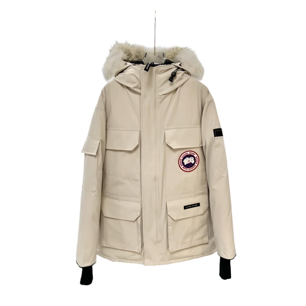 Canada Goose 006 Light Beige Expedition  Down Jacket