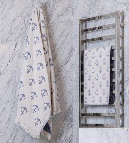 Turkish Cotton Bath and Hand Towel Set