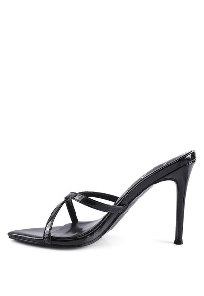 SPELLBOUND HIGH HEELED POINTED TOE SANDAL