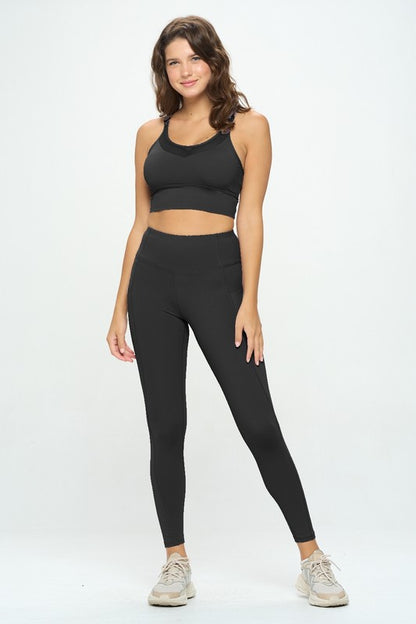 Activewear Set Top and Leggings