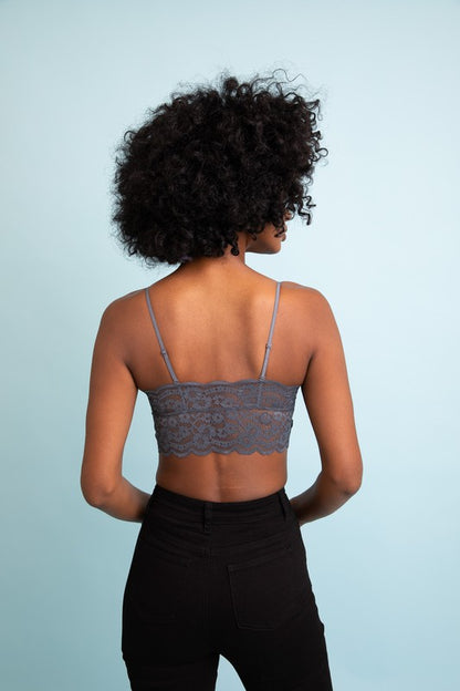 Wide Lace Bandeau