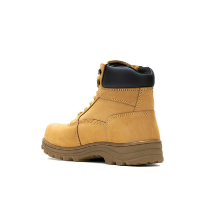 WOLVERINE W231125-M CARLSBAD 6'' ST WP MN'S (Medium) Wheat Leather Work Boots