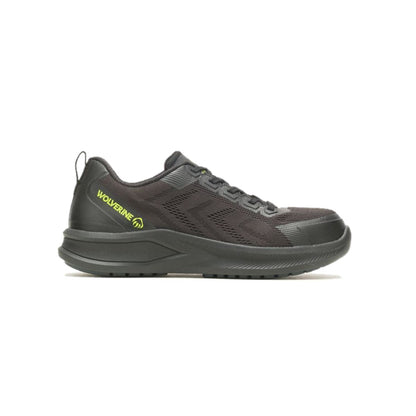 WOLVERINE W231000-EW BOLT KNIT CT MN'S (Extra Wide) Black Mesh/Knit Work Shoes