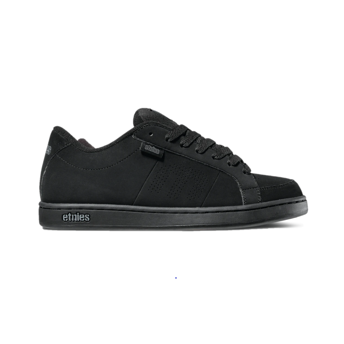 ETNIES 4101000091 003 KINGPIN MN'S (Medium) Black/Black Nubuck & Synthetic Skate Shoes - UE Fashion