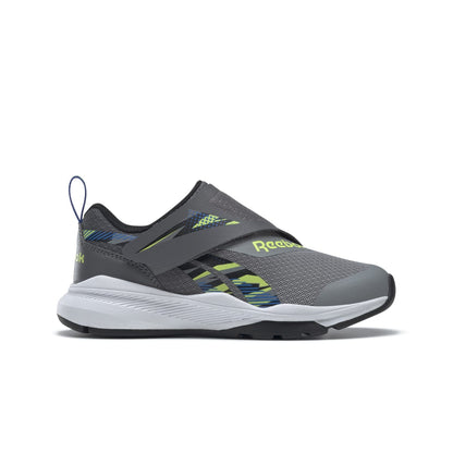 REEBOK HQ4014 EQUAL FIT YTH'S (Medium) Grey/Black/Grey Synthetic & Textile Running Shoes