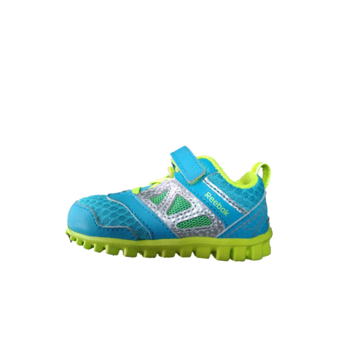 REEBOK M43040 REALFLEX SPEED 3.0 INF'S (Medium) Blue/Yellow/Silver Mesh & Synthetic Running Shoes - UE Fashion