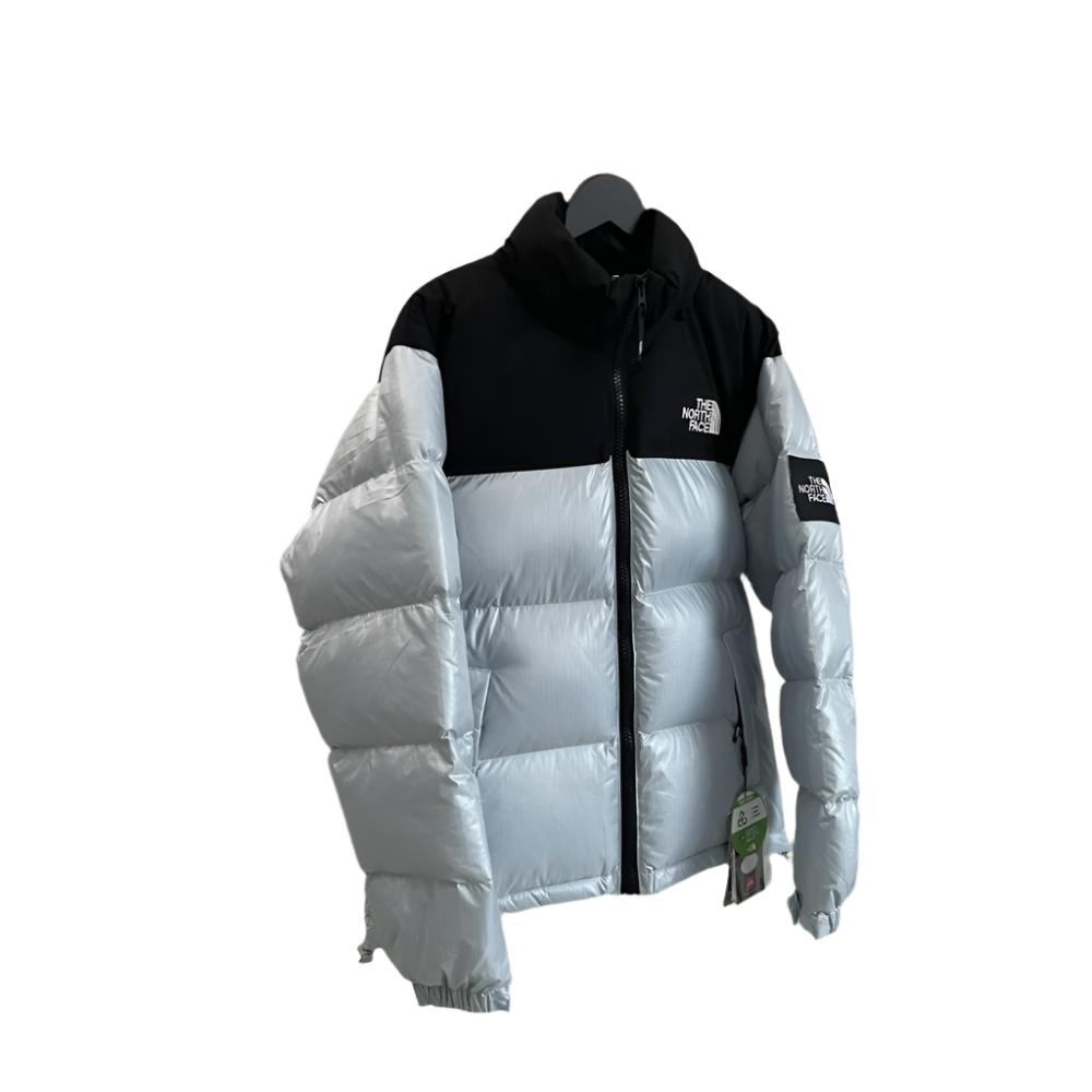 THE NORTH FACE 013 Blue Gray Metallic Down Jacket