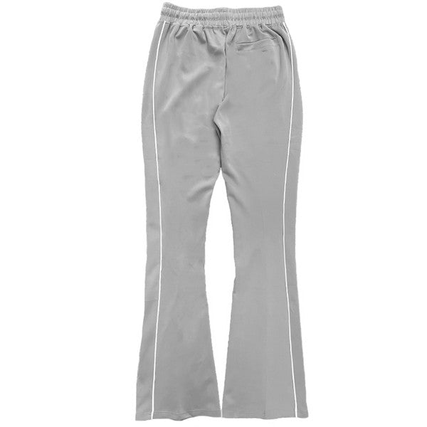 Mens Side Pipe Stacked Flare Pants