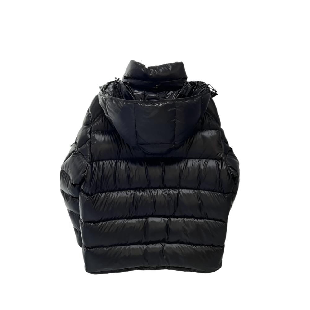 Moncler Men's Maya Gloss Black Short Down Jacket