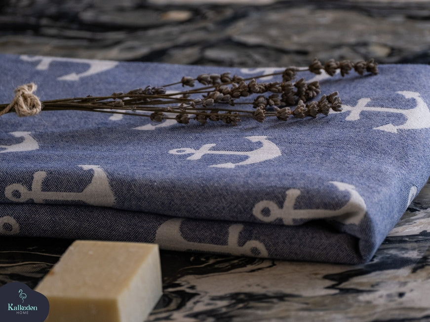 Turkish Cotton Bath and Hand Towel Set