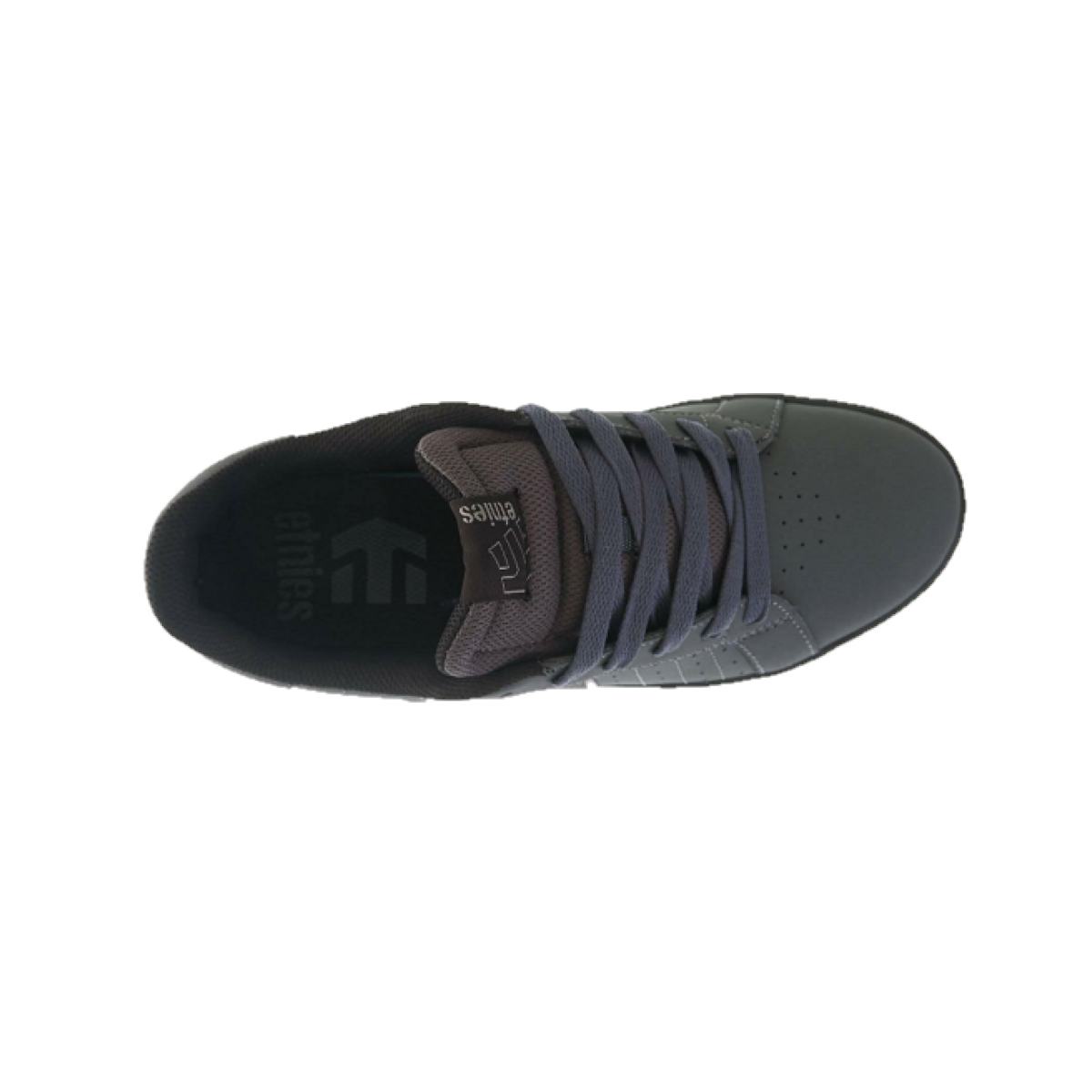 ETNIES 4101000416 022 FADER LS MN'S (Medium) Dark Grey/Black Nubuck Skate Shoes