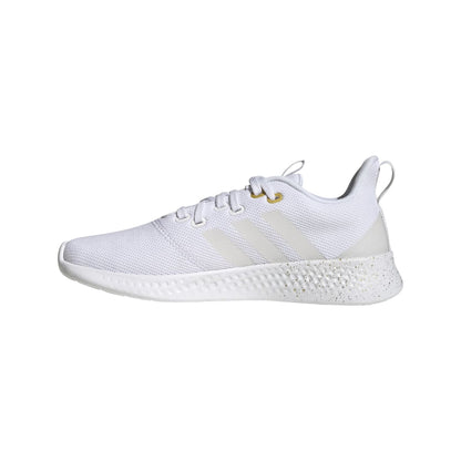 ADIDAS GV8926 PUREMOTION WMN'S (Medium) White/White/Yellow Textile Running Shoes