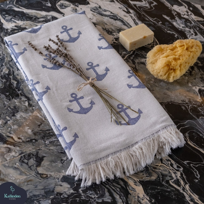 Turkish Cotton Bath and Hand Towel Set