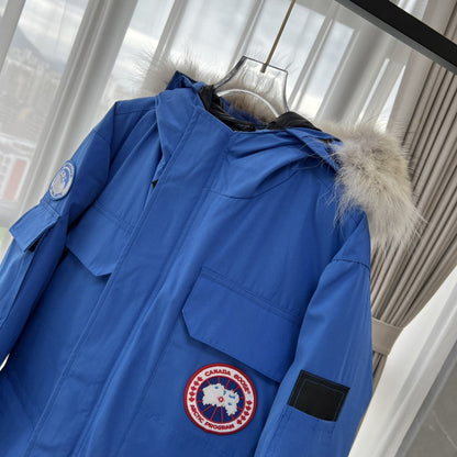 Canada Goose 007 Dark Blue Expedition Down Jacket