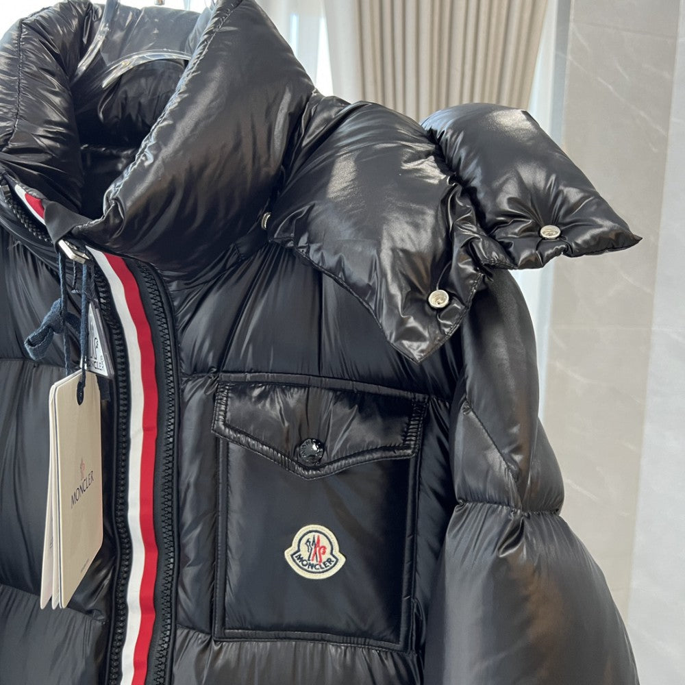 Moncler Men's Montbeliard Black Short Down Jacket