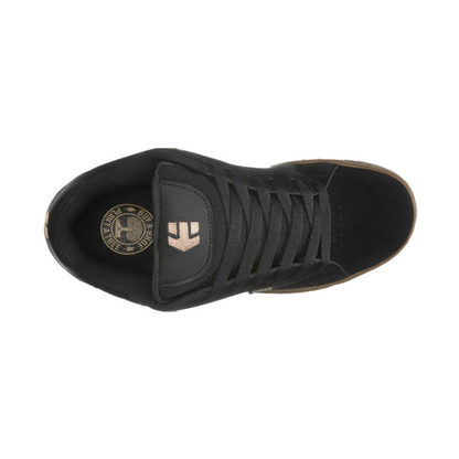 ETNIES 4101000203 964 FADER MN'S (Medium) Black/Gum Suede & Synthetic Skate Shoes