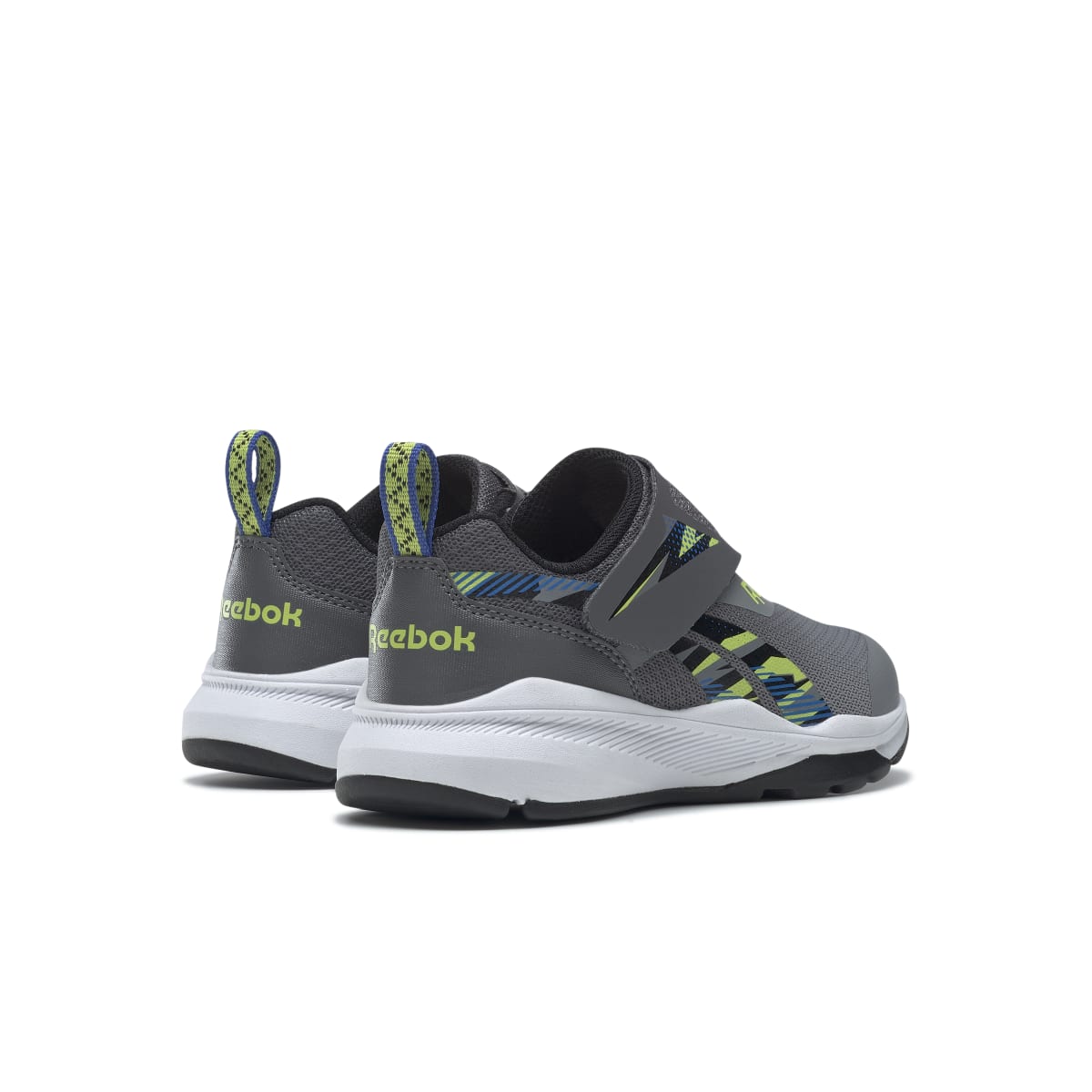 REEBOK HQ4014 EQUAL FIT YTH'S (Medium) Grey/Black/Grey Synthetic & Textile Running Shoes