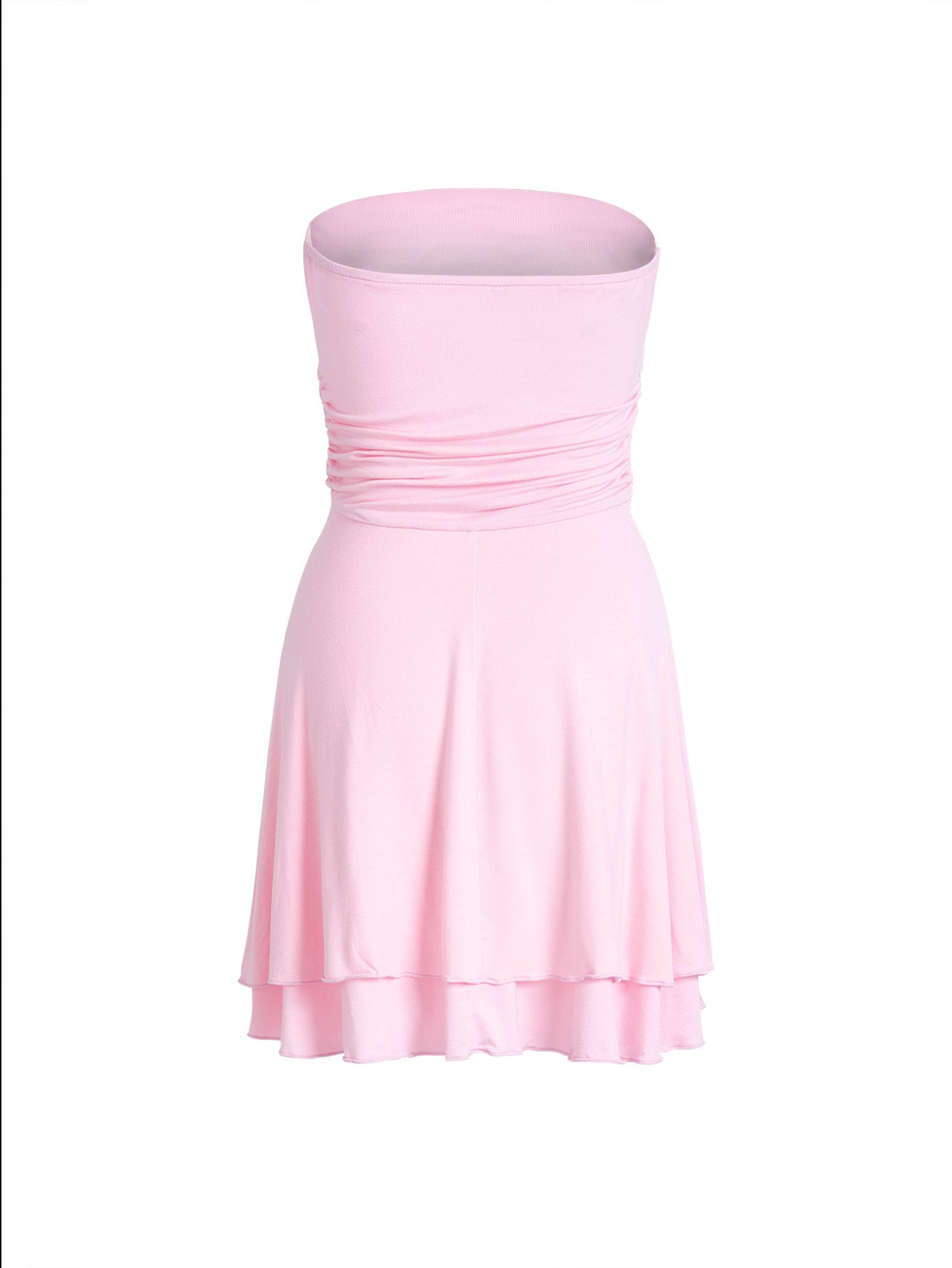 Strapless Pleated Mini Dress – Chic & Flirty Summer Party Outfit