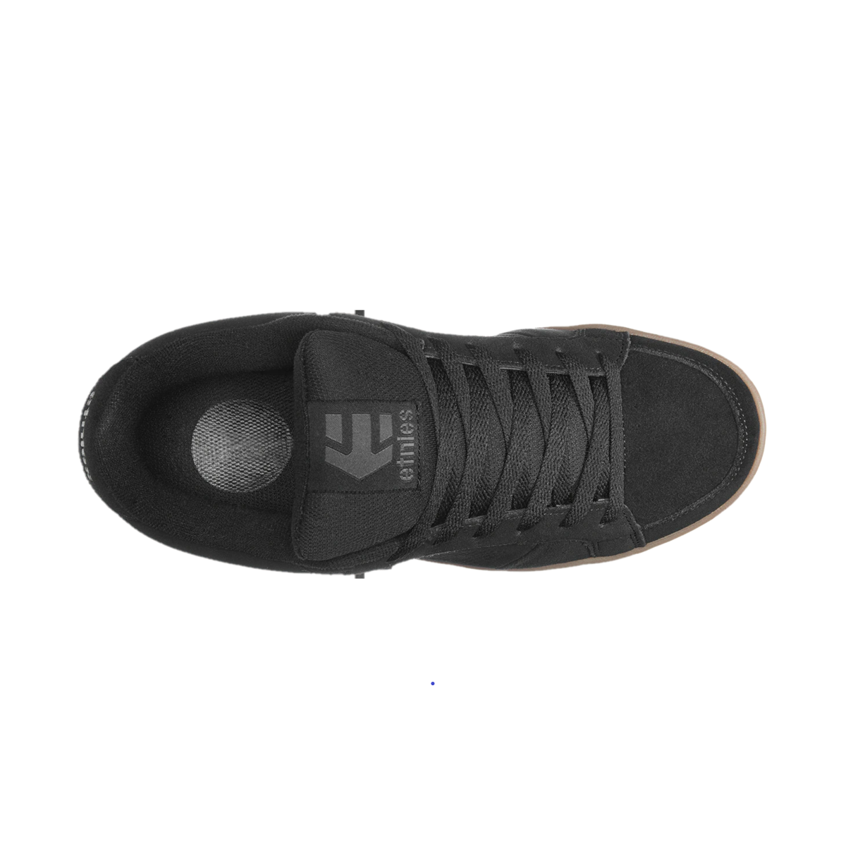 ETNIES 4101000091 566 KINGPIN MN'S (Medium) Black/Dark Grey/Gum Suede & Synthetic Skate Shoes