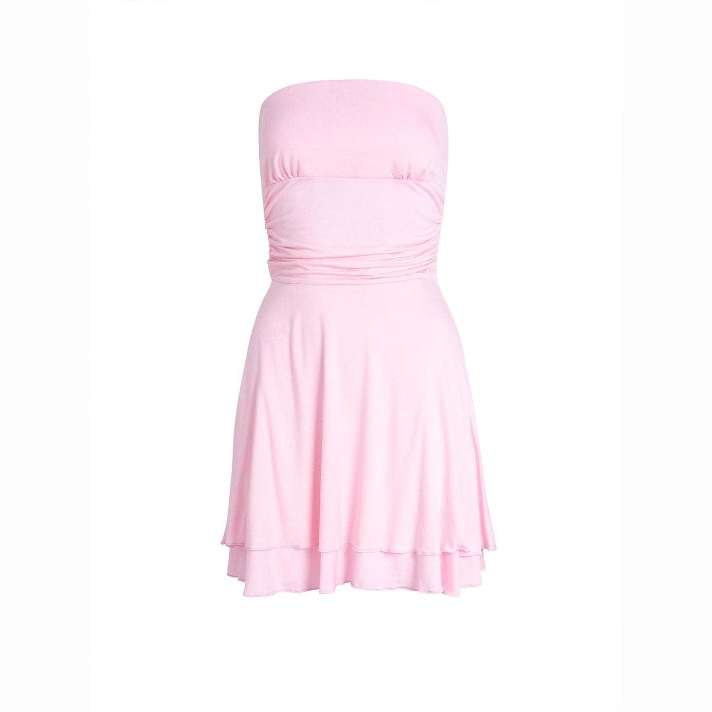 Strapless Pleated Mini Dress – Chic & Flirty Summer Party Outfit