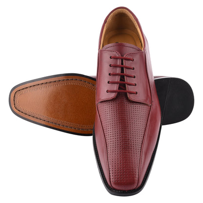 Jade Leather Oxford Style Dress Shoes for Men