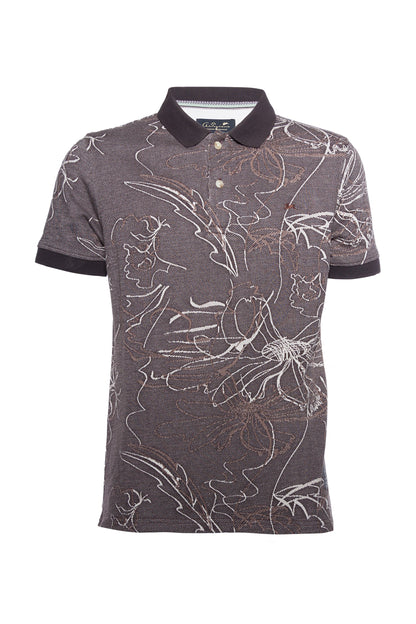 Karson | Jacquard Knit Polo