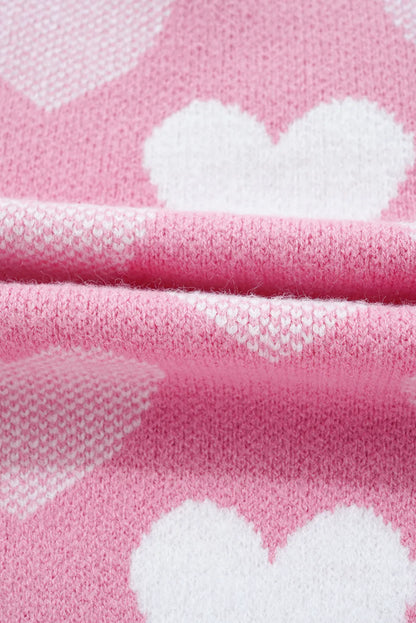 Heartfelt Pearled Sweater for Valentine's Day - UE Fashion