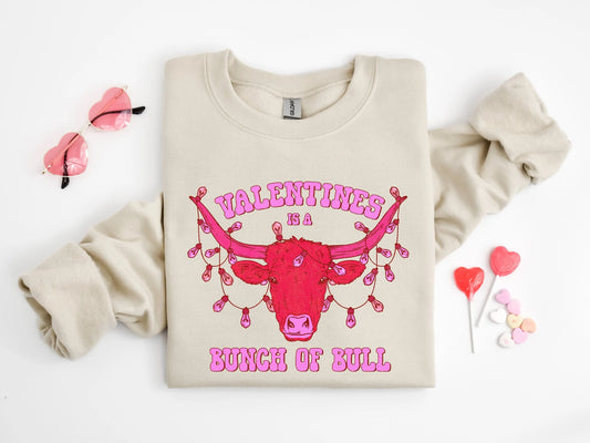 Valentine's Day Bull Graphic Tee – Premium 100% Cotton T-Shirt - UE Fashion