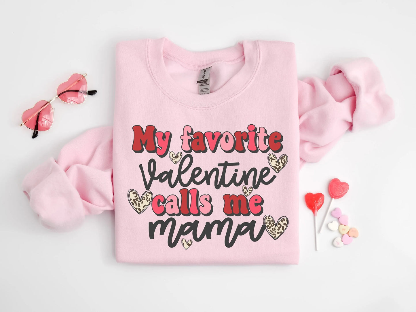 My Favorite Valentine Calls Me Mama T-shirt – Perfect Gift for Mama - UE Fashion