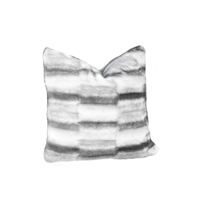 Fur Pillow 'Luxe Mink Silver'